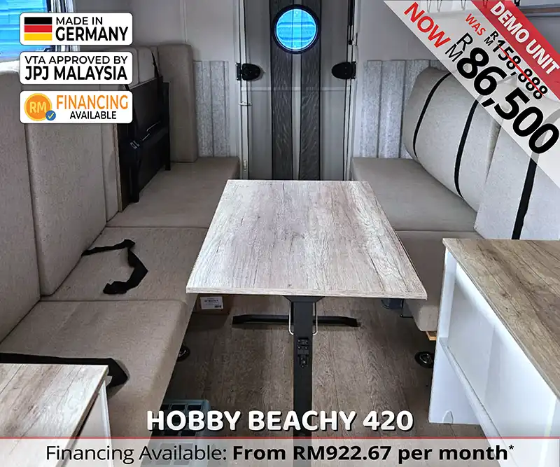 Hobby Beachy 420 Caravan Malaysia