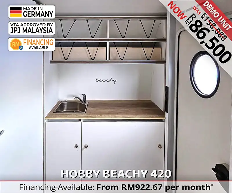 Hobby Beachy 420 Caravan Malaysia